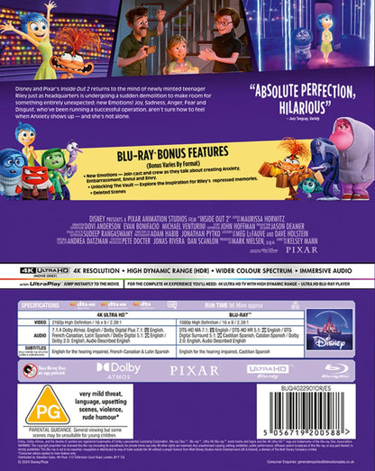 Inside Out 2 4K (2024)(UK)