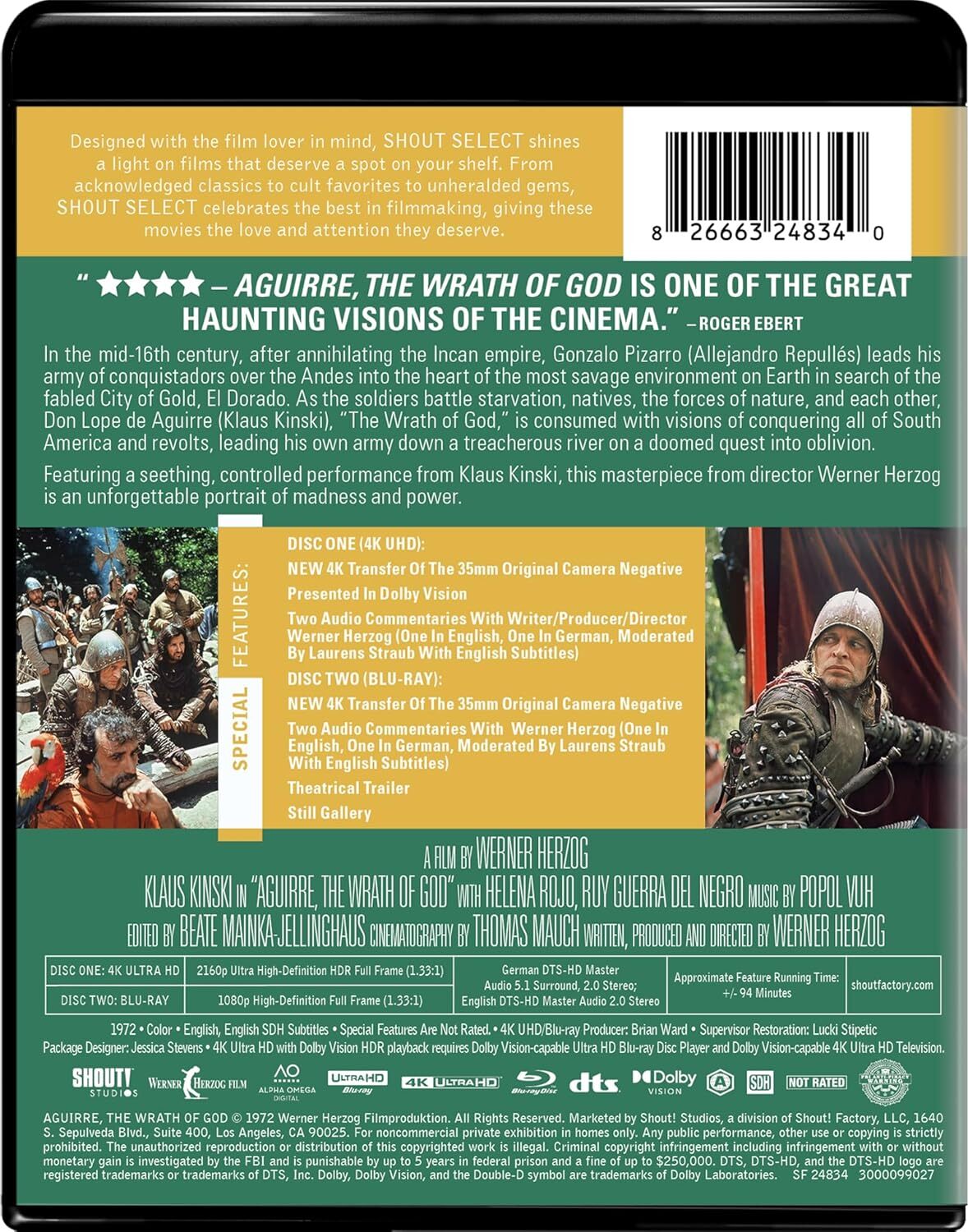 Aguirre, the Wrath of God 4K – Blurays For Everyone