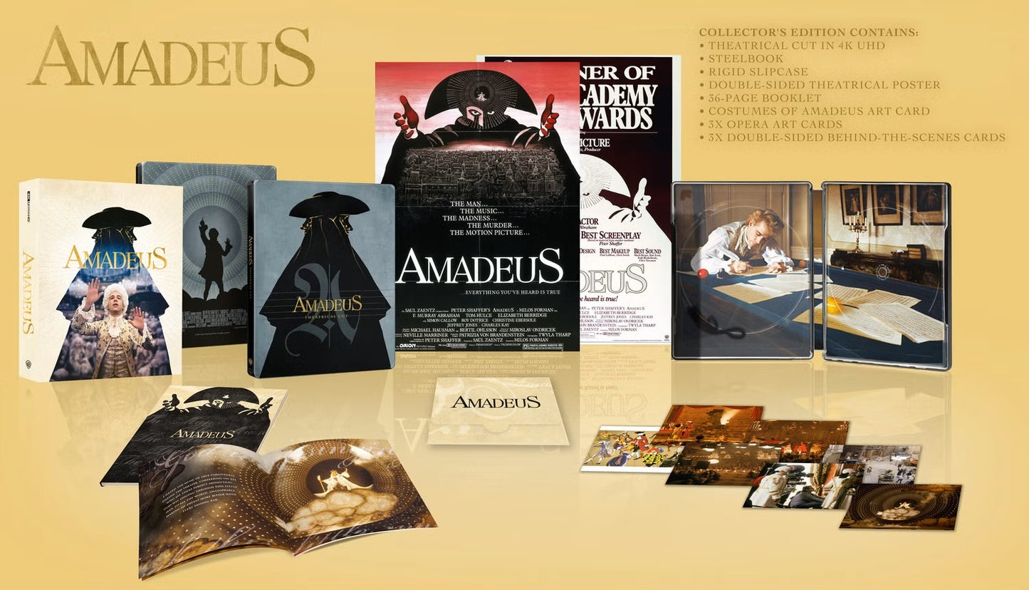 Amadeus 4K Full Slip SteelBook - Ultimate Collector's Edition (UK)