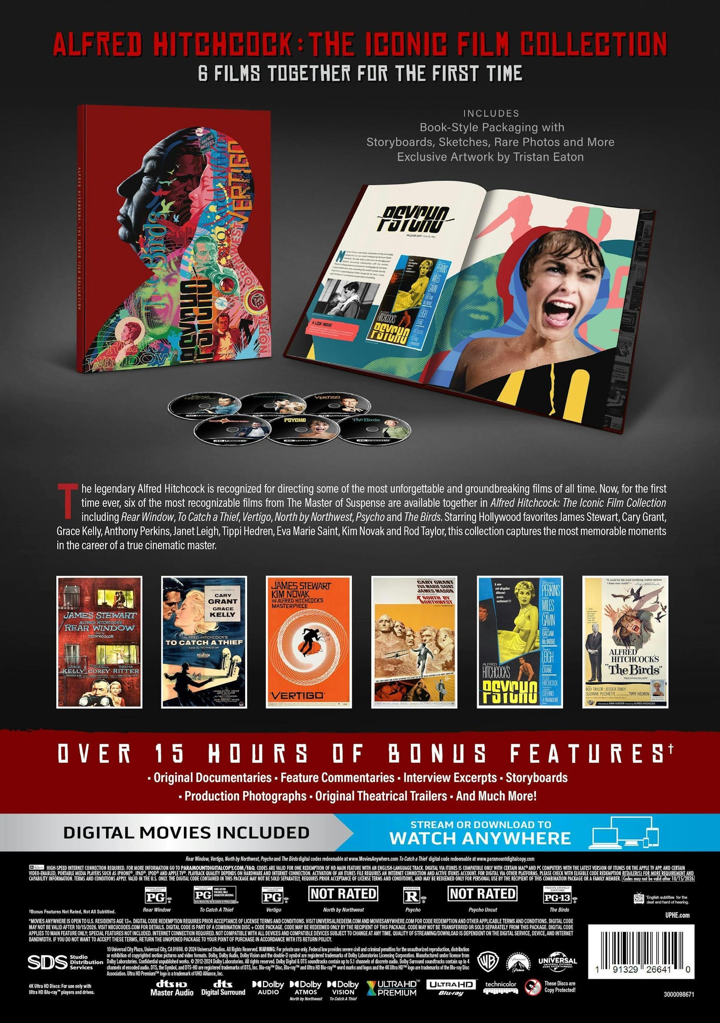 Alfred Hitchcock: The Iconic Film Collection 4K DigiBook - Limited Edition