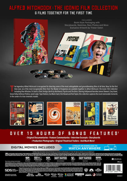 Alfred Hitchcock: The Iconic Film Collection 4K DigiBook - Limited Edition