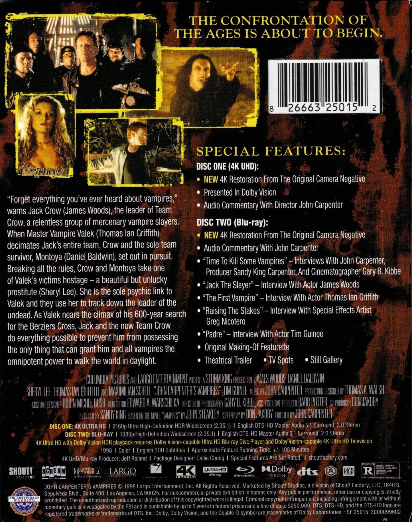 John Carpenter's Vampires 4K: Collector's Edition (1998)