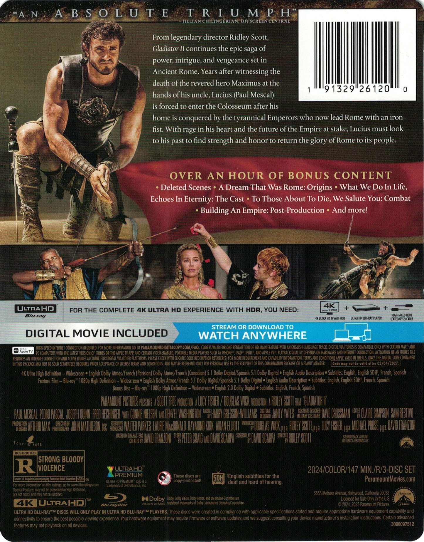Gladiator II 4K SteelBook (2024)