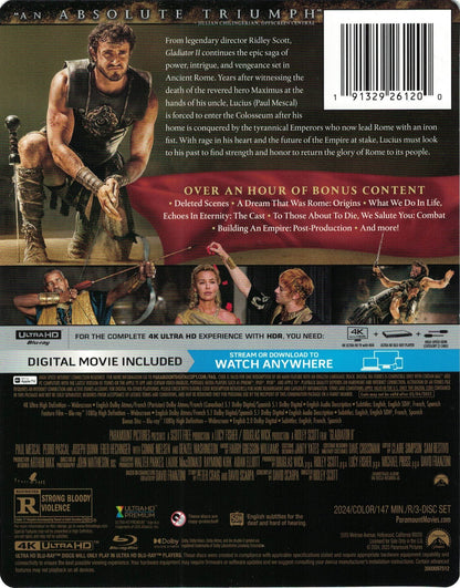 Gladiator II 4K SteelBook (2024)