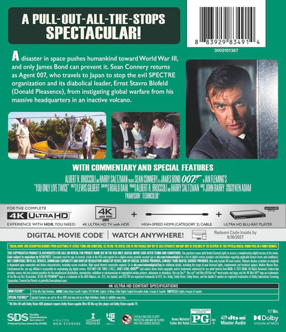 You Only Live Twice 4K - 007 James Bond