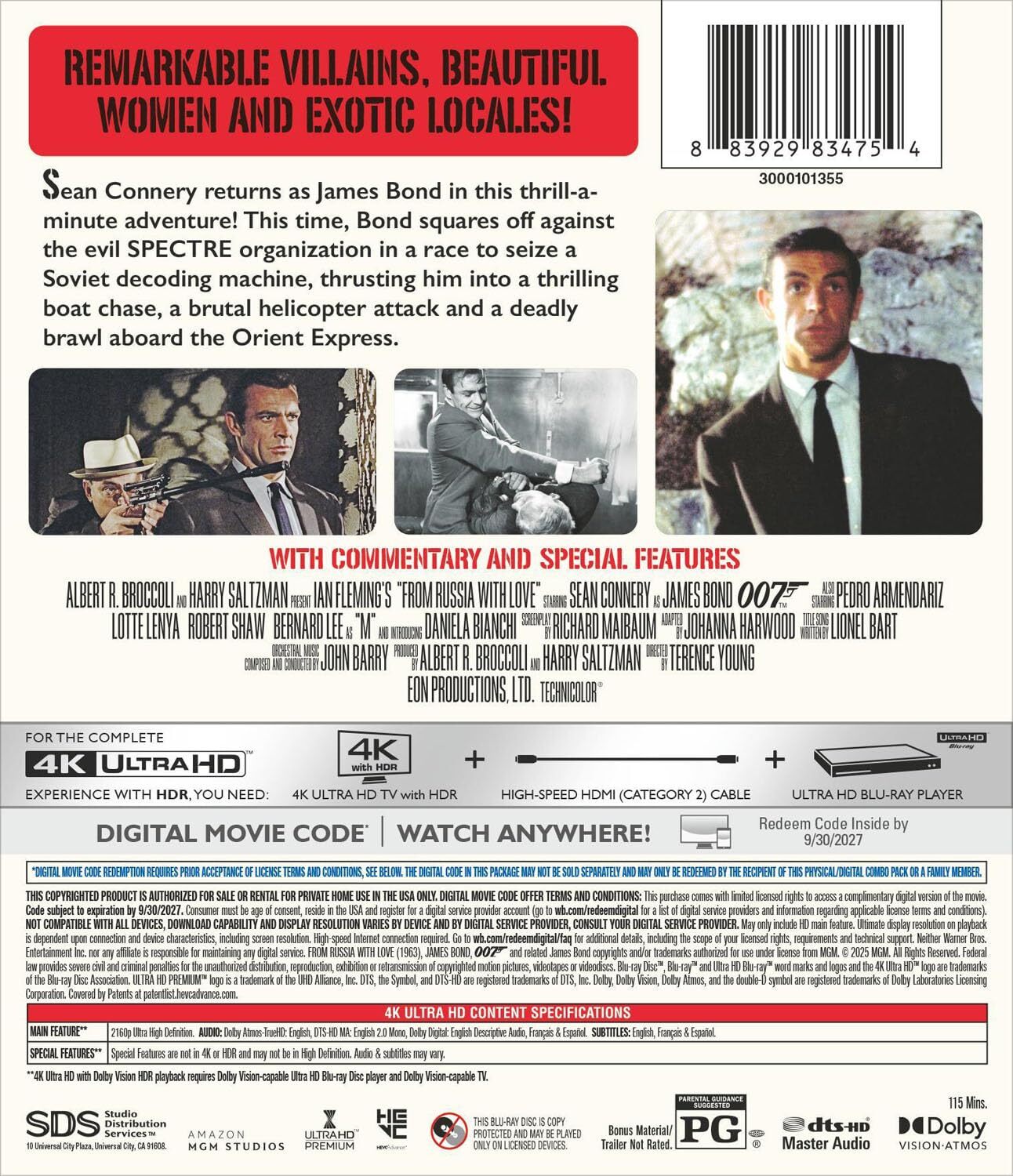 From Russia With Love 4K - 007 James Bond