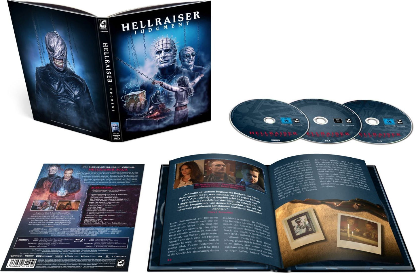 Hellraiser: Judgment 4K DigiBook - Cover C (Germany)