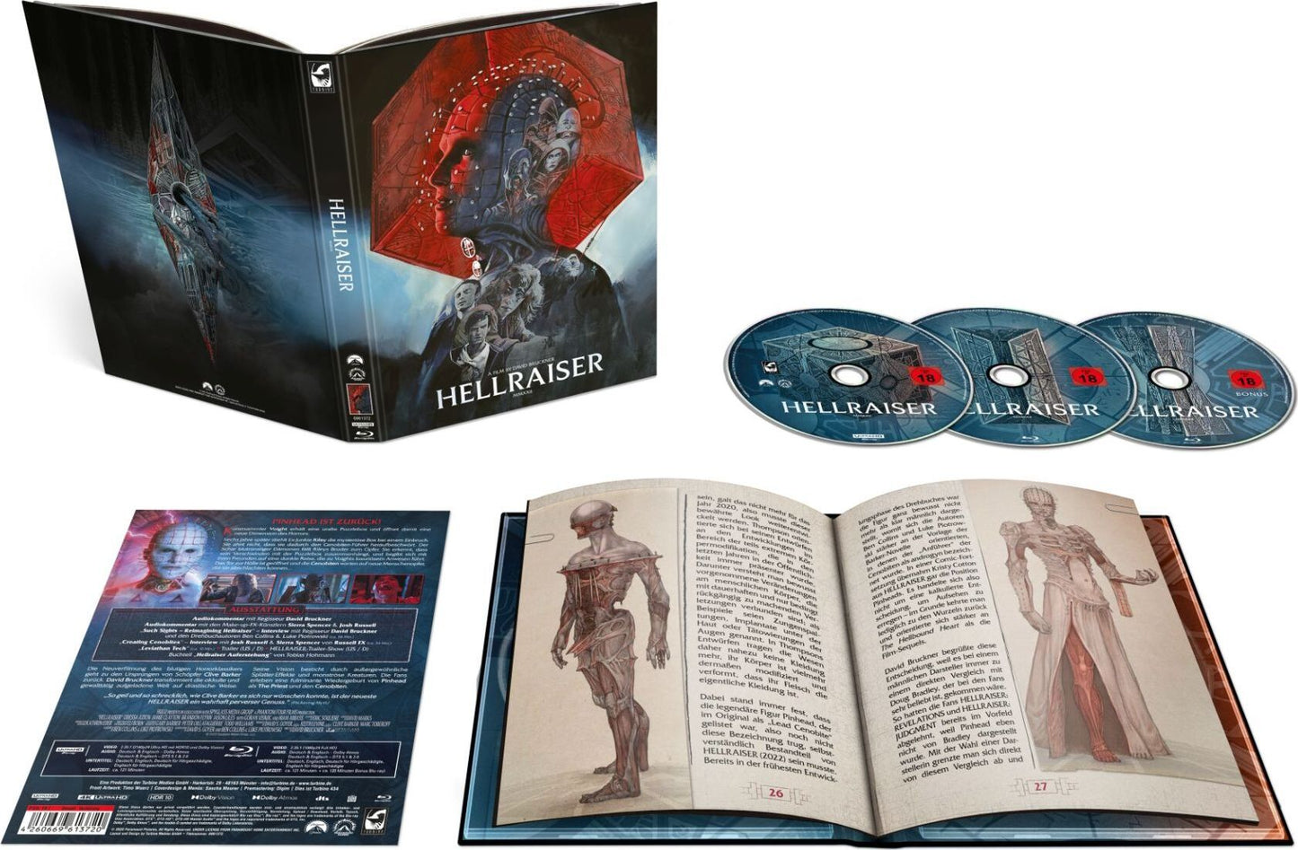 Hellraiser: The Castle of Hell 4K DigiBook - Cover A (2022)(Germany)