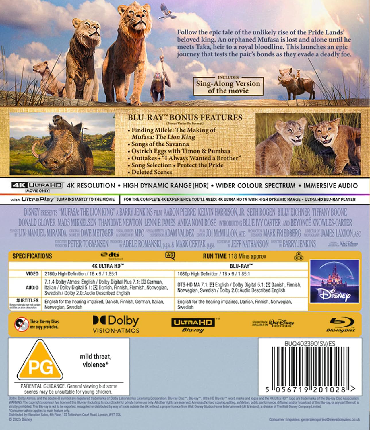 Mufasa: The Lion King 4K (2024)