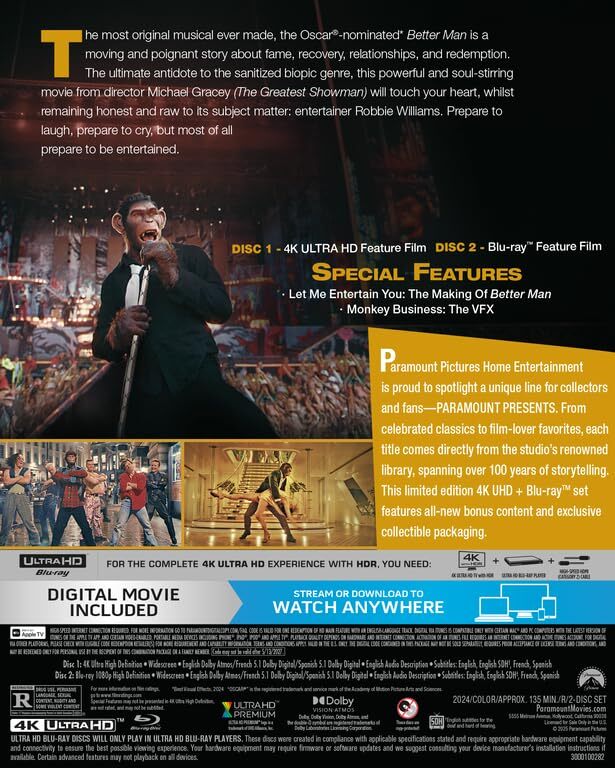 Better Man 4K: Paramount Presents #48 (Exclusive)