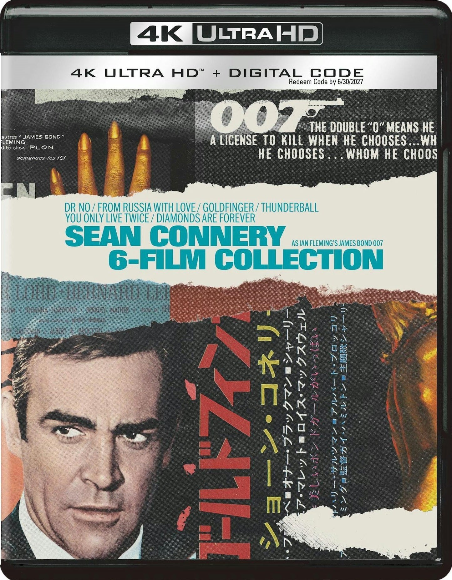 Sean Connery 007 James Bond 4K Collection