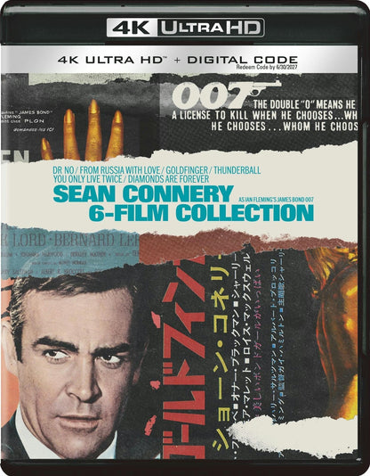 Sean Connery 007 James Bond 4K Collection