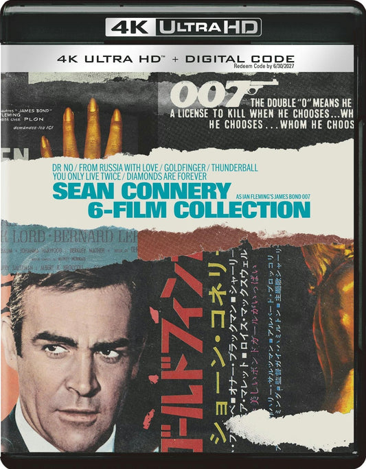 Sean Connery 007 James Bond 4K Collection