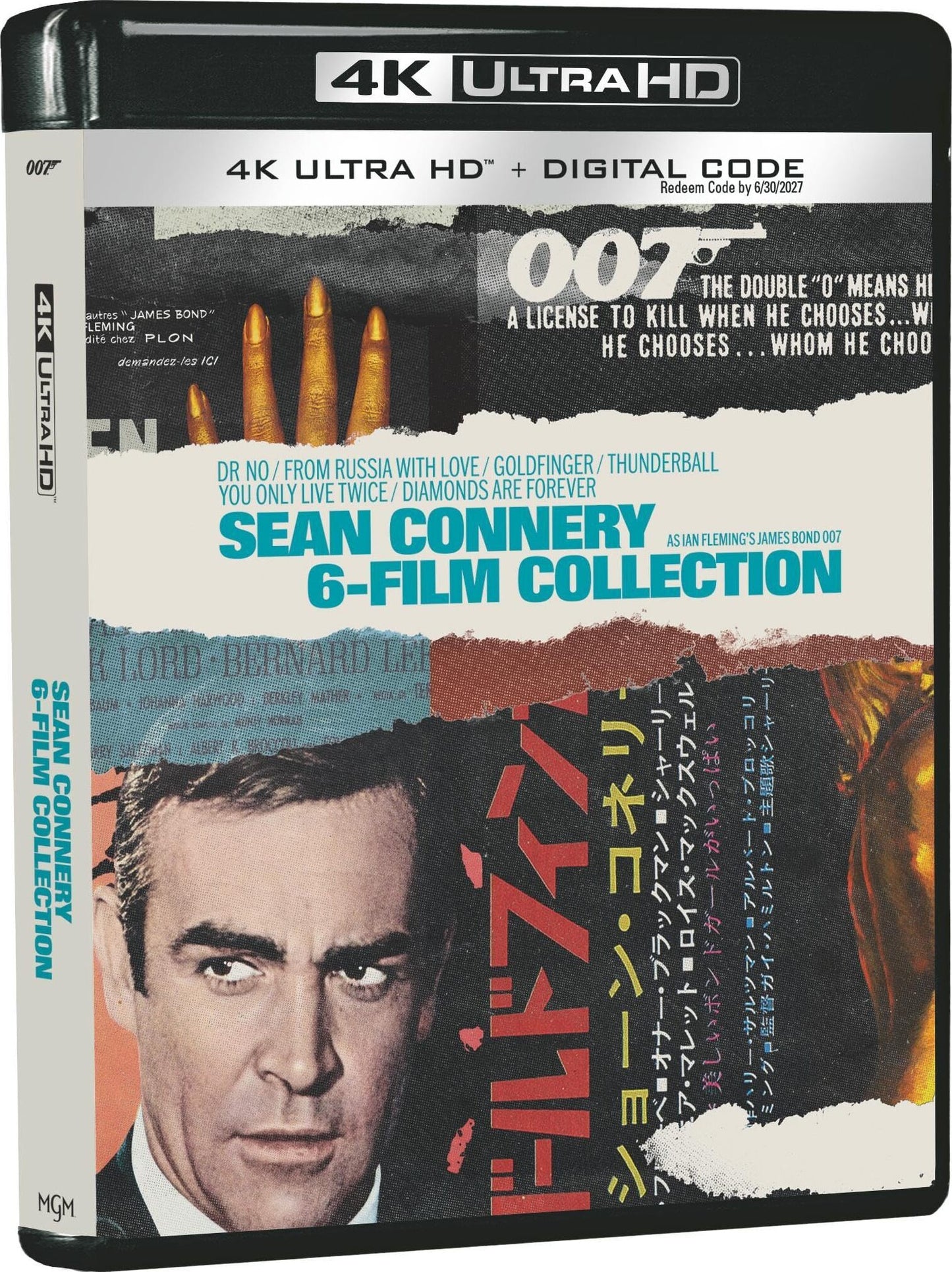 Sean Connery 007 James Bond 4K Collection