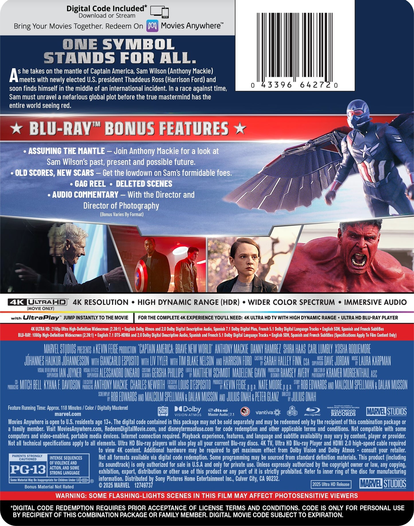 Captain America: Brave New World 4K SteelBook