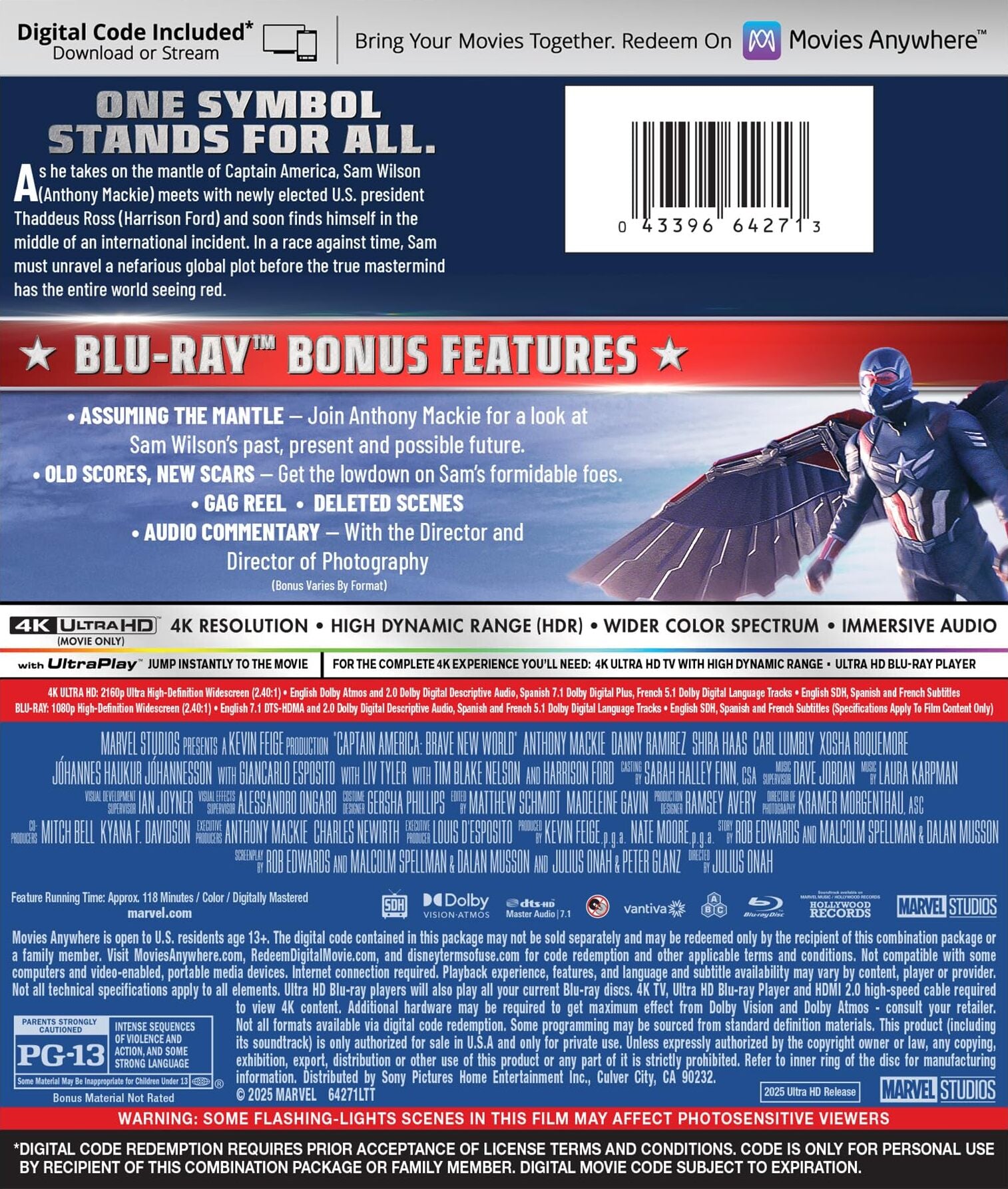 Captain America: Brave New World 4K – Blurays For Everyone