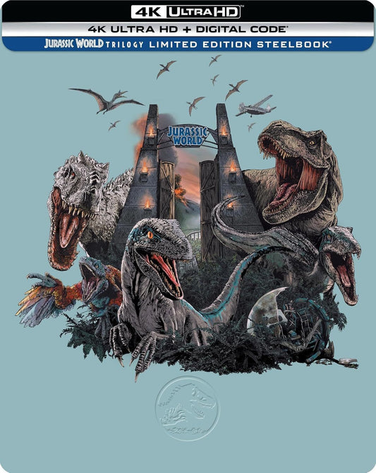 Jurassic World 4K Trilogy SteelBook