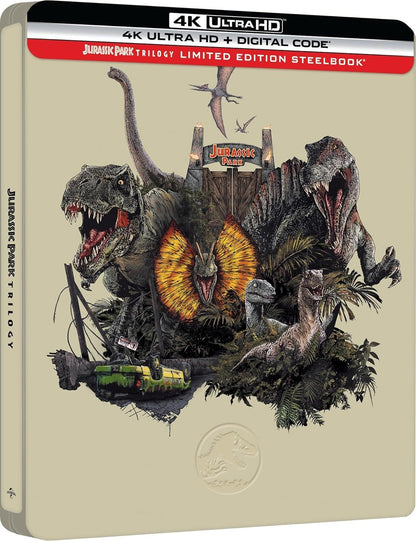 Jurassic Park 4K Trilogy SteelBook