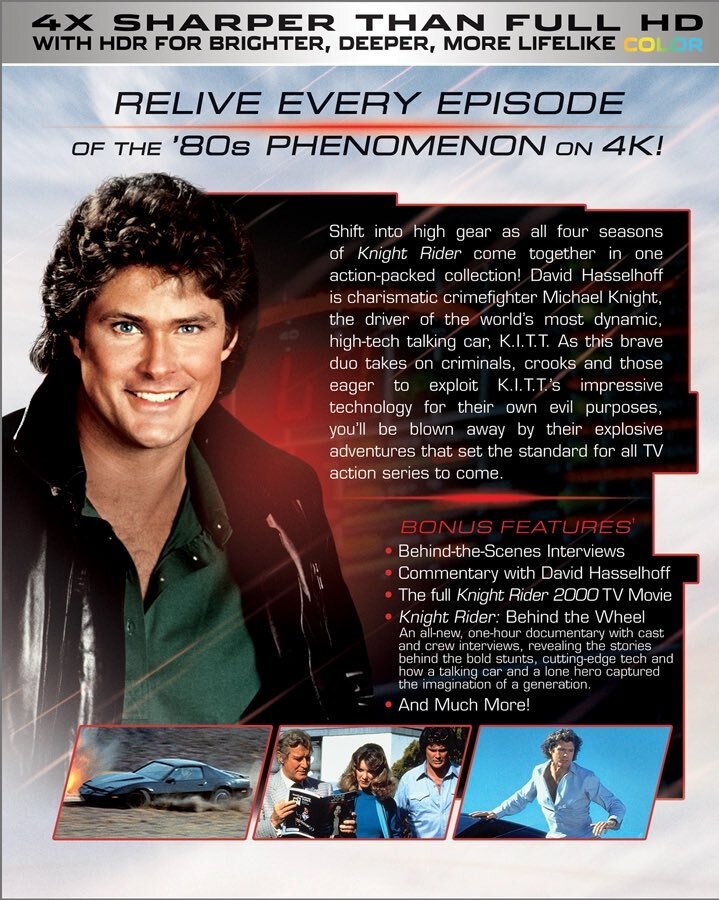 Knight Rider 4 Knight Rider 4K: The Complete Series – Blurays For Everyone