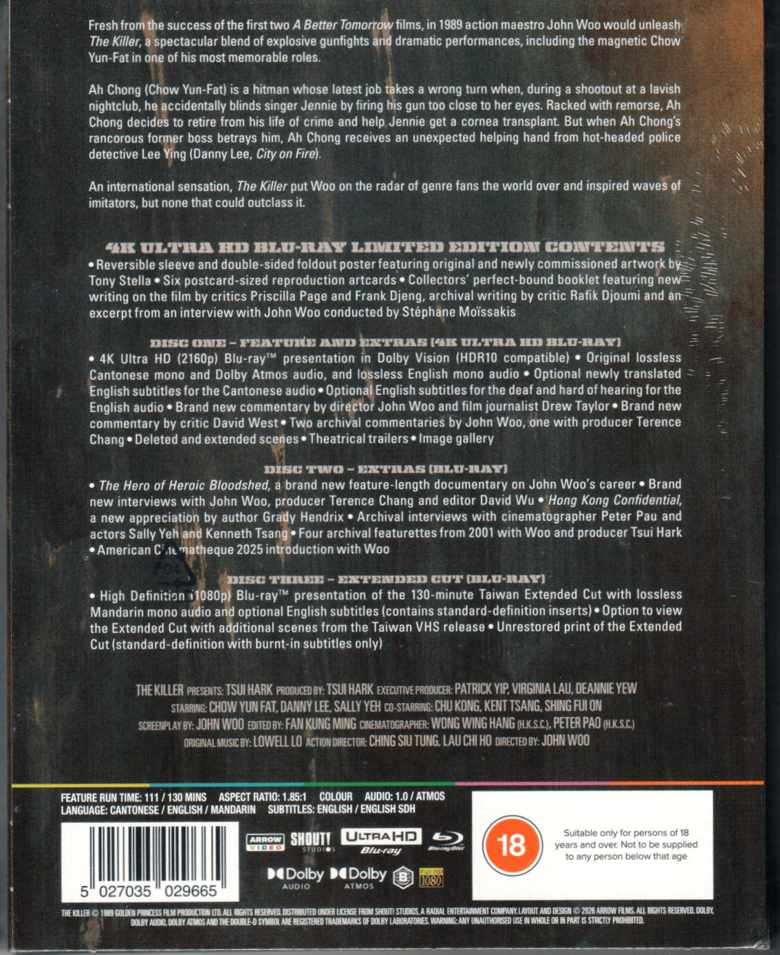 The Killer 4K: Limited Edition (1989)(UK)