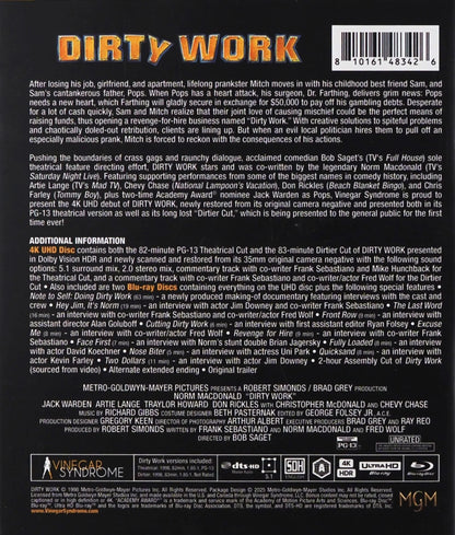 Dirty Work 4K: Limited Edition (1998)(VS-504)(Exclusive)*