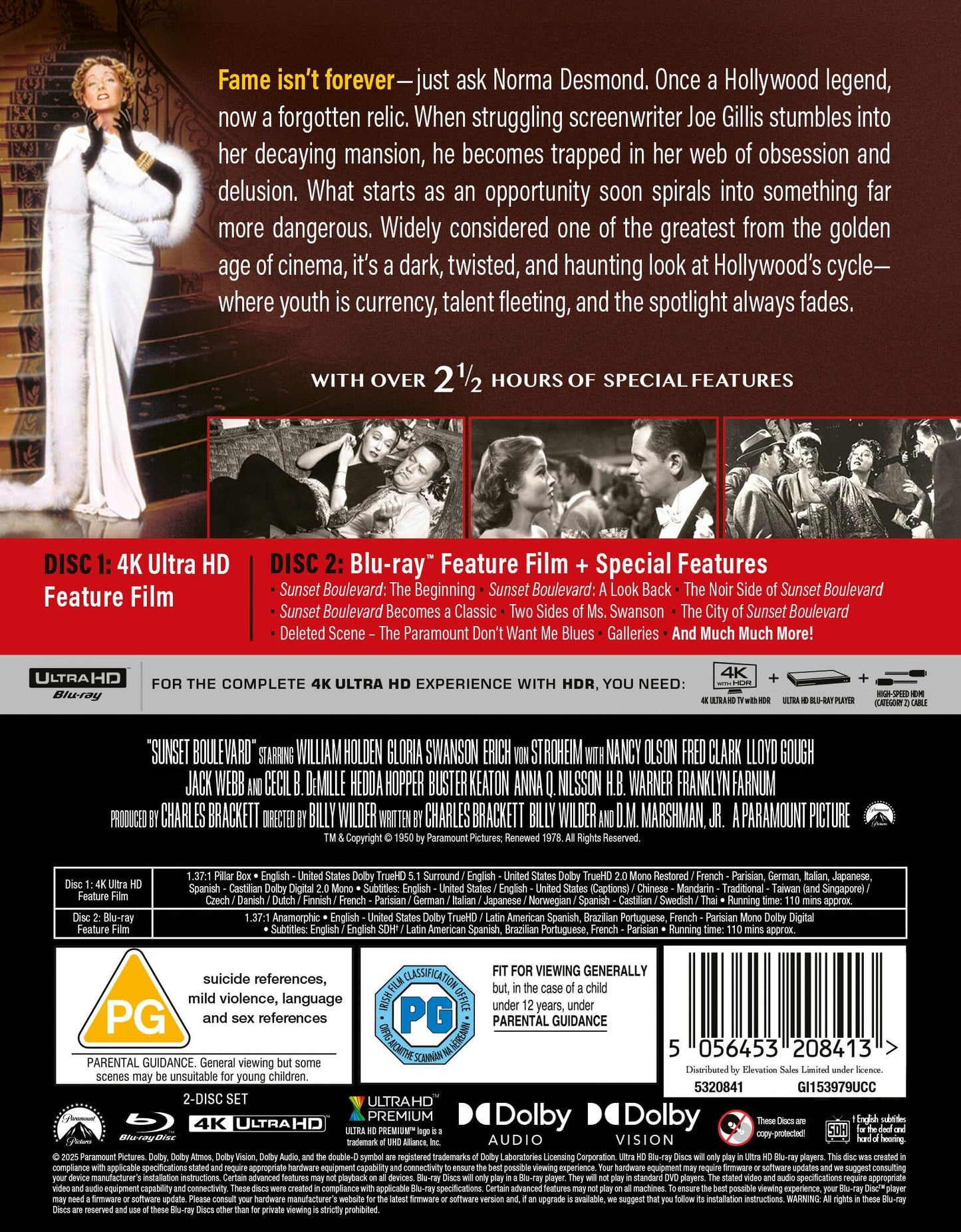 Sunset Boulevard 4K: Collector's Edition (UK)