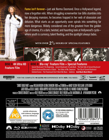 Sunset Boulevard 4K: Collector's Edition (UK)