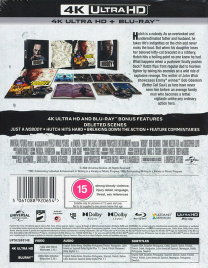 Nobody 4K SteelBook: Ultimate Collector's Edition (2021)(UK)