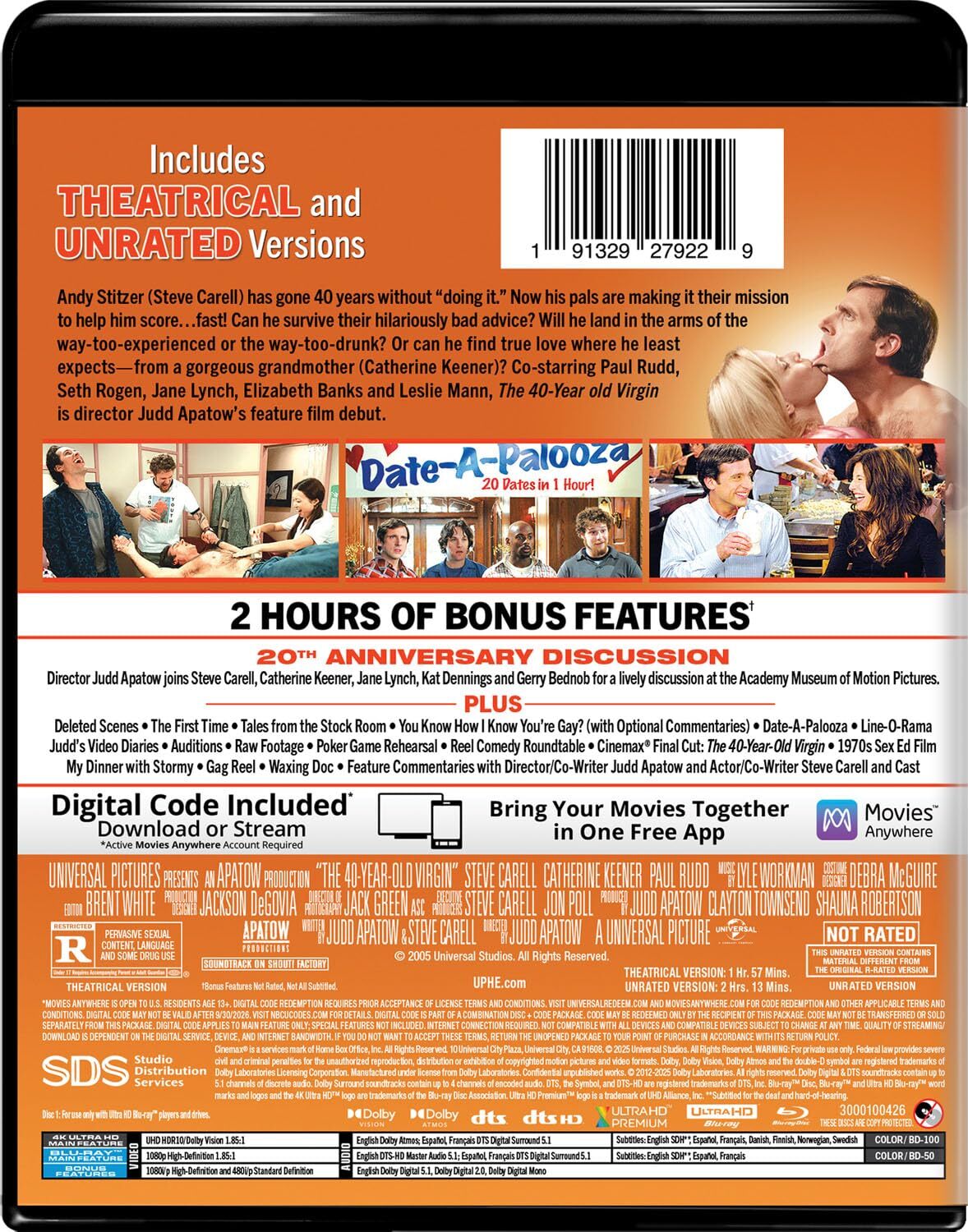 The 40-Year-Old Virgin 4K: 20th Anniversary Edition
