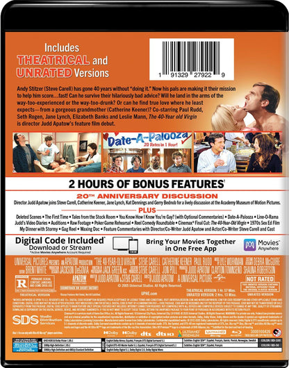 The 40-Year-Old Virgin 4K: 20th Anniversary Edition