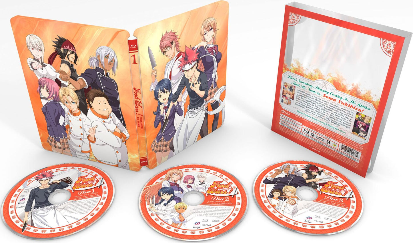Food Wars! Shokugeki no Sōma: Season 1 SteelBook