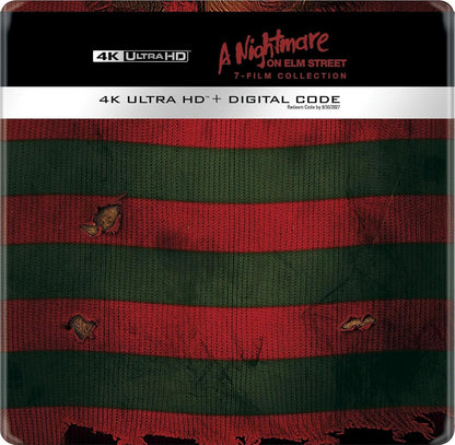 [Pre-Order] A Nightmare on Elm Street 4K 1-7 Collection 1-Click SteelBook (Re-release)(Exclusive)