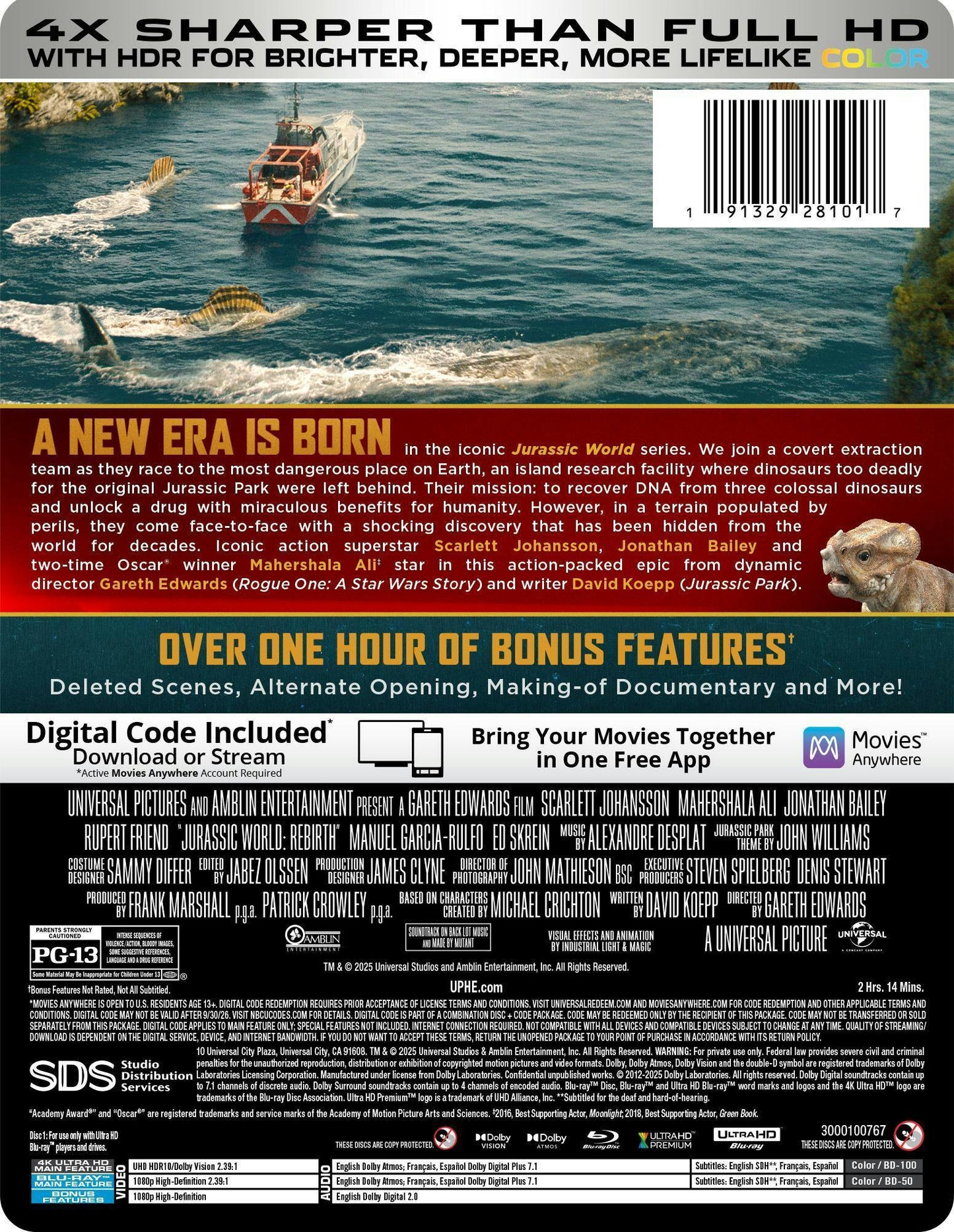 Jurassic World: Rebirth 4K SteelBook