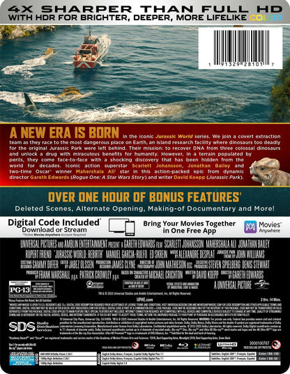 Jurassic World: Rebirth 4K SteelBook