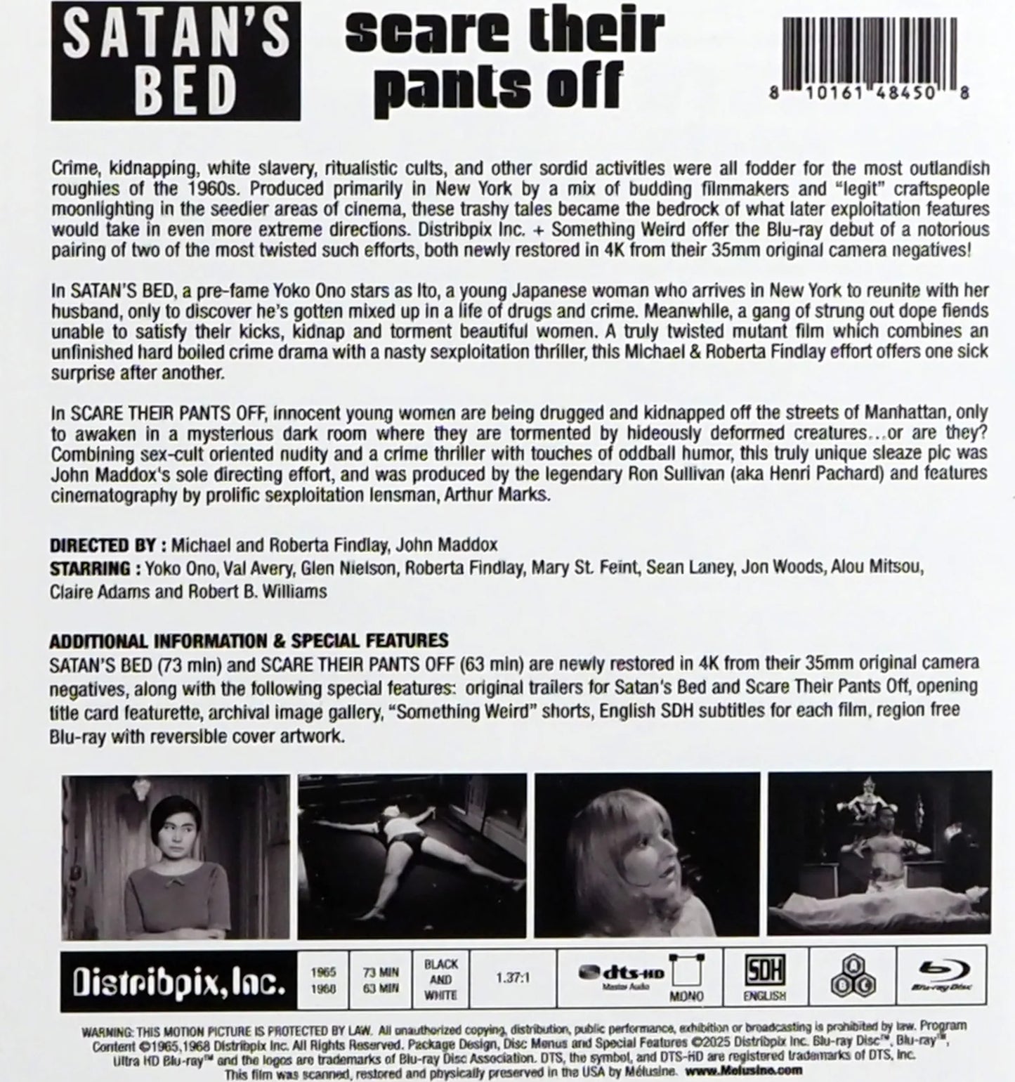 Satan's Bed / Scare Their Pants Off: Limited Edition (DPIX-007)(Exclusive)*