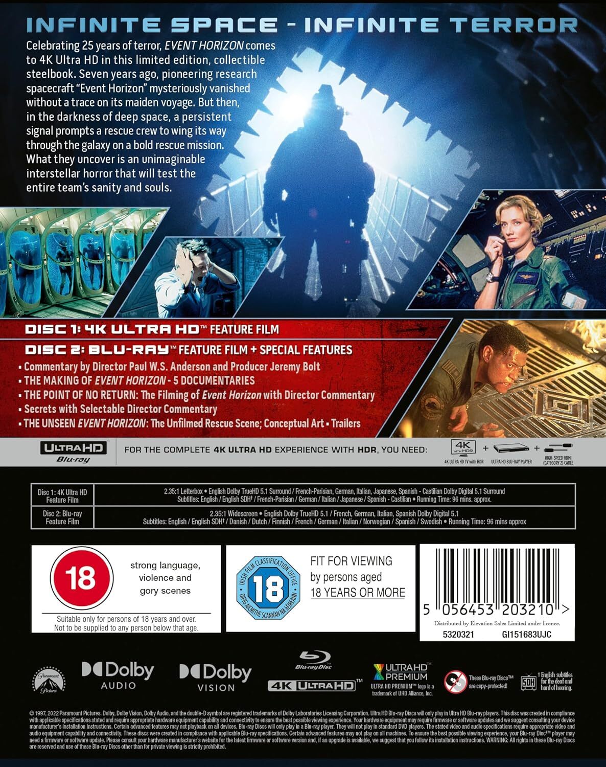 Event Horizon 4K SteelBook (UK)