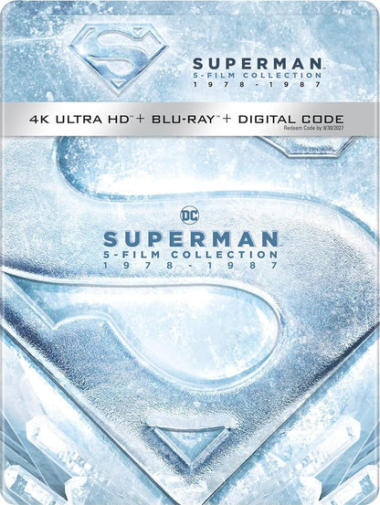Superman I-IV 5-Film 4K SteelBook Collection (1978-2006)(Re-release)