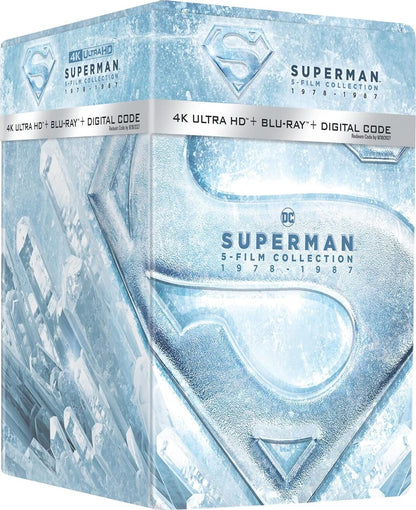 Superman I-IV 5-Film 4K SteelBook Collection (1978-2006)(Re-release)