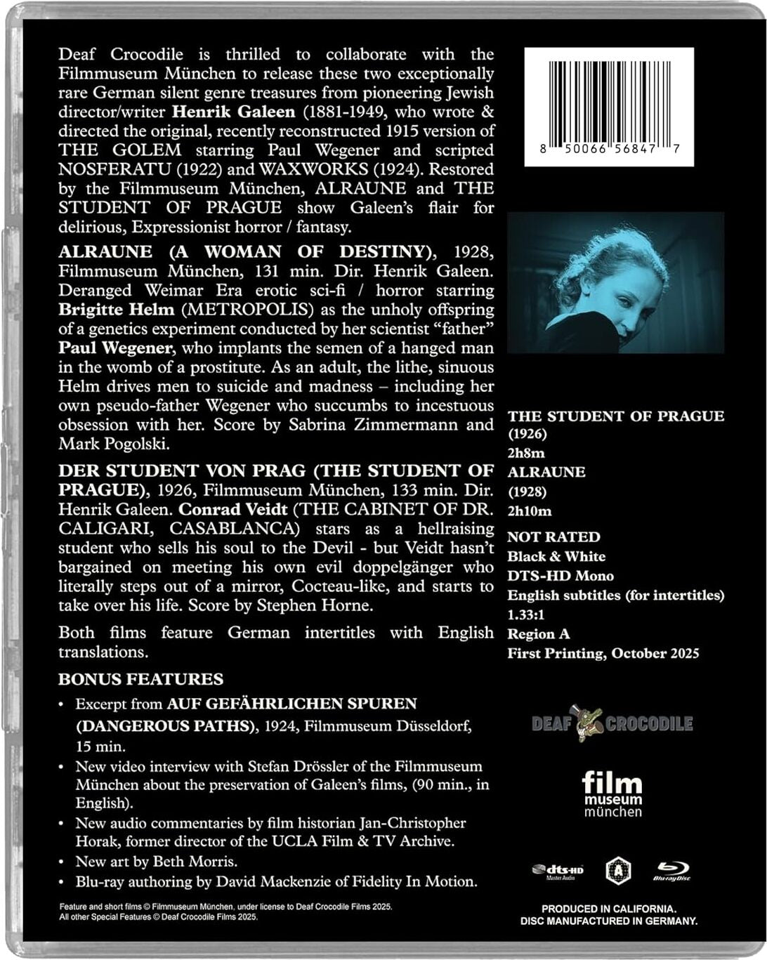 Alraune + The Student of Prague: Limited Variant Edition (DC-45)(Exclusive)