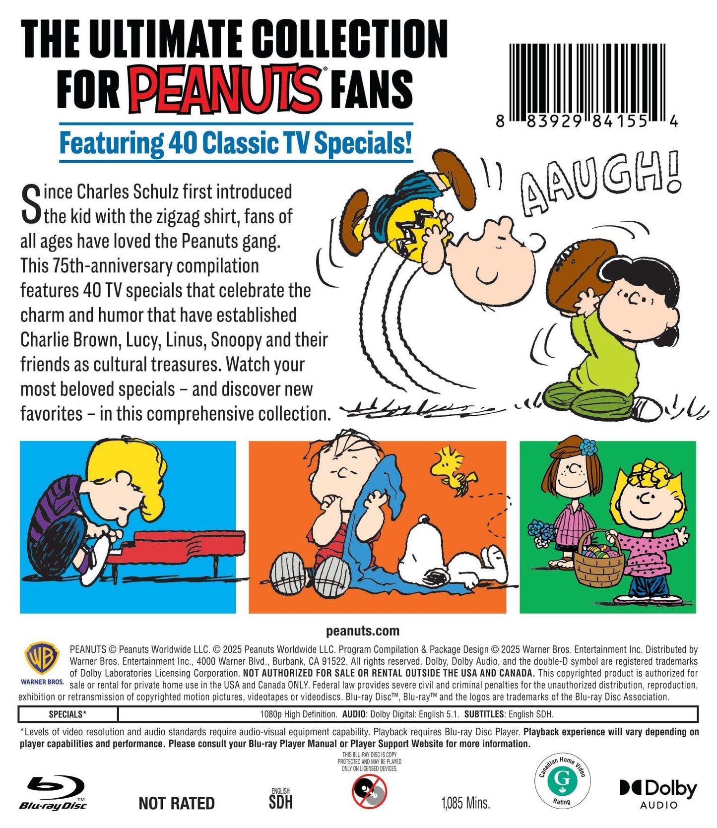Peanuts: Ultimate TV Specials Collection - 75th Anniversary Edition
