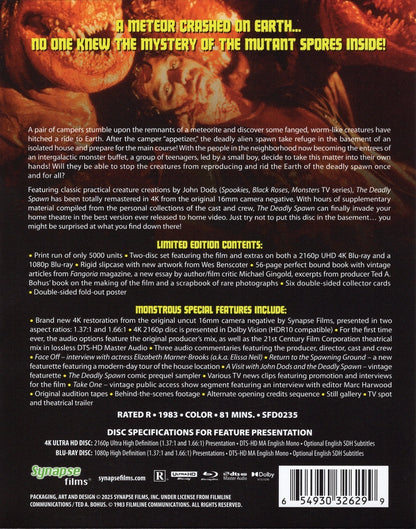 The Deadly Spawn 4K: Limited Collector's Edition (Exclusive)