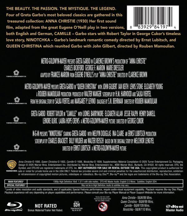 Greta Garbo Collection: Warner Archive Collection