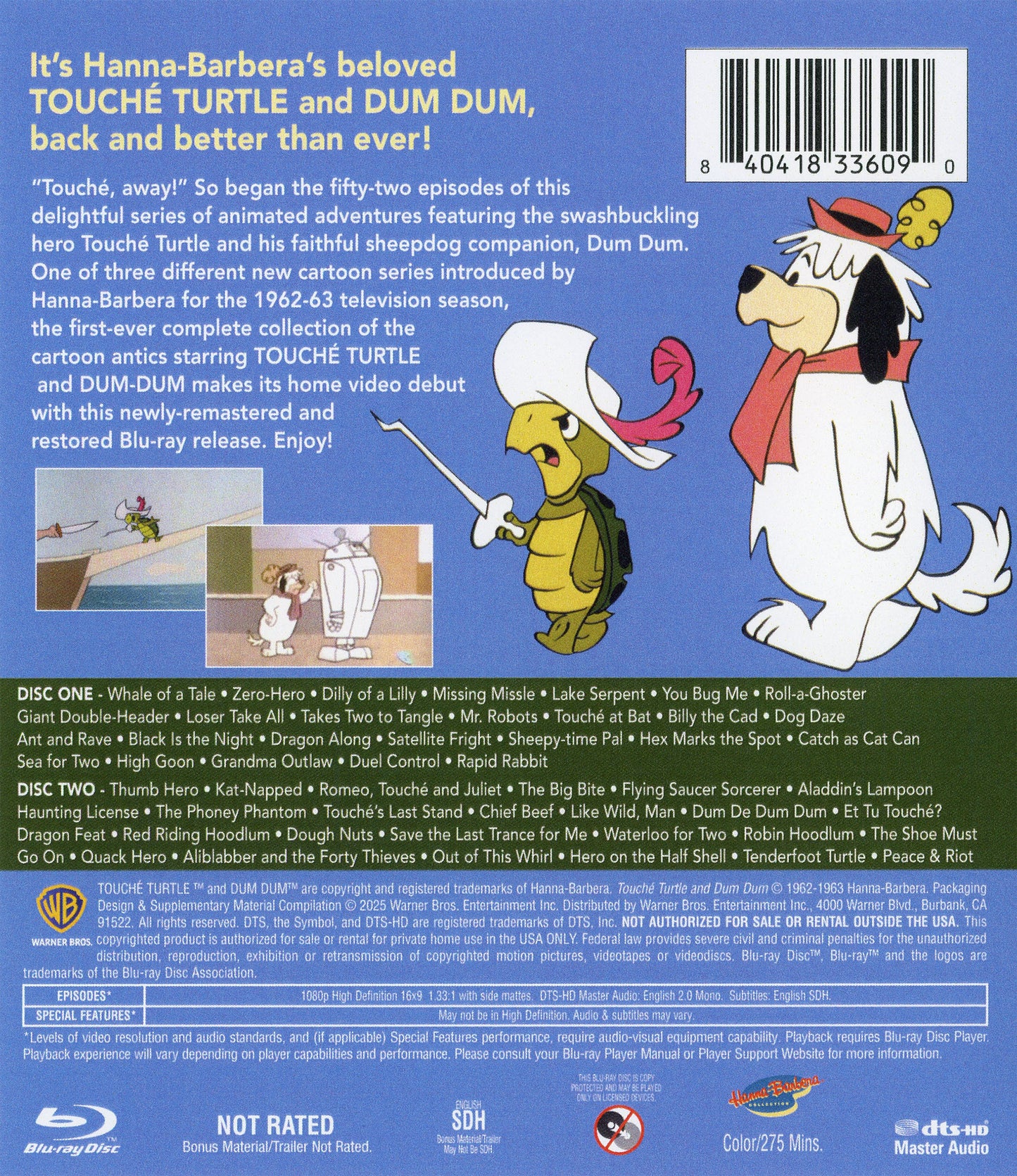 Touche Turtle and Dum Dum: The Complete Series - Warner Archive Collection