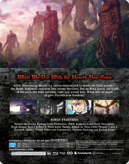 Attack on Titan: The Final Season SteelBook