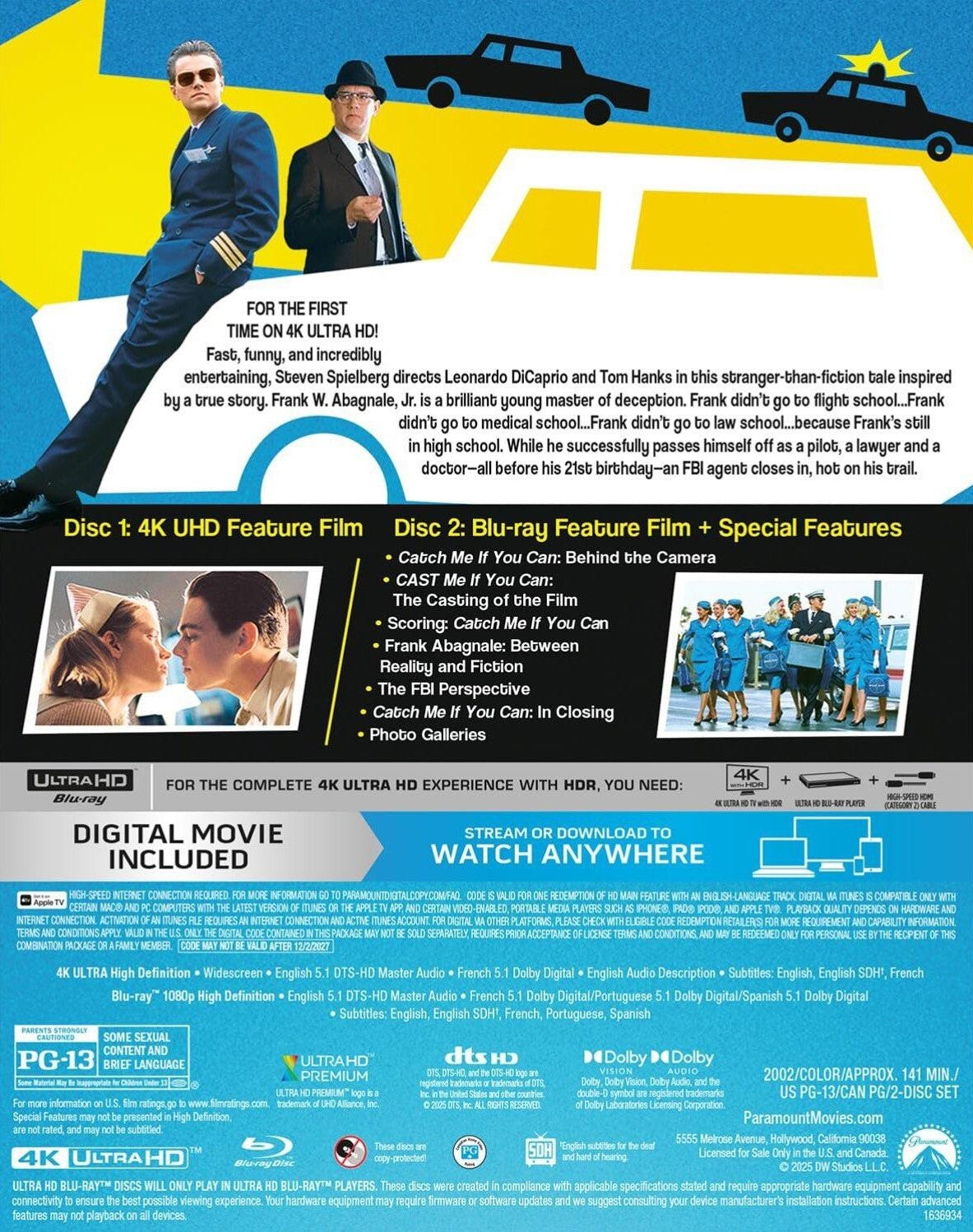 Catch Me If You Can 4K