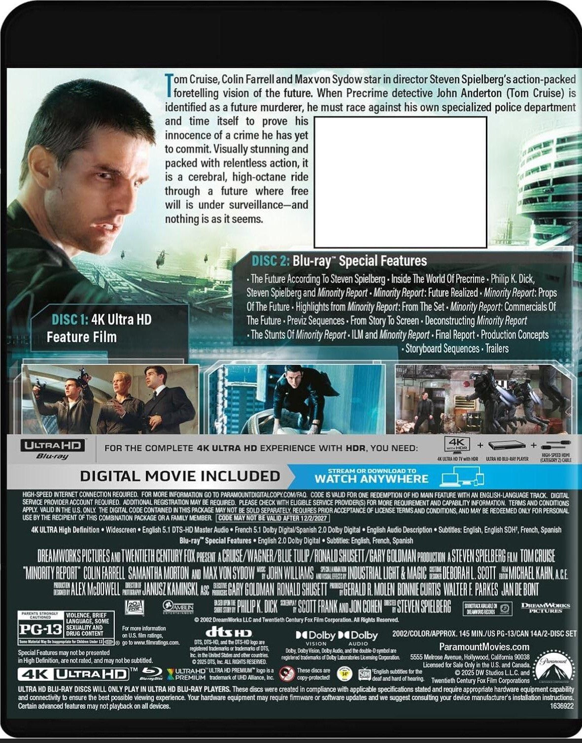 Minority Report 4K