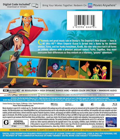 The Emperor's New Groove 4K