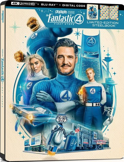 Fantastic 4: First Steps 4K SteelBook (2025)