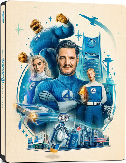 Fantastic 4: First Steps 4K SteelBook (2025)