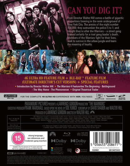 The Warriors 4K: Limited Edition (1979)(UK)